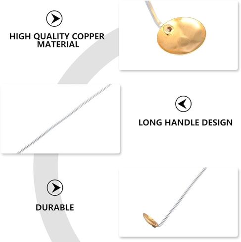 NOLITOY 15pcs Copper Combustion Spoons Chemical Burning Spoons Teaching Instrument for Laboratory Scientific Research and Medical Use in Saudi Arabia