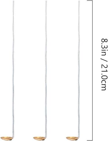 15 قطعة من ملاعق حرق النحاس من ديديسيون، ملاعق احتراق مقاومة للحرارة العالية للتجارب المعملية، أداة تعليمية، مقبض مريح in Kuwait