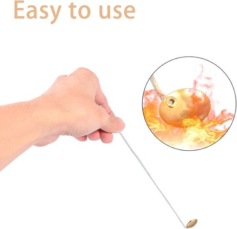 15 قطعة من ملاعق حرق النحاس من ديديسيون، ملاعق احتراق مقاومة للحرارة العالية للتجارب المعملية، أداة تعليمية، مقبض مريح in Kuwait