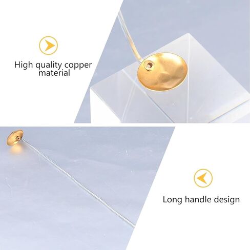 15 قطعة من ملاعق حرق النحاس من ديديسيون، ملاعق احتراق مقاومة للحرارة العالية للتجارب المعملية، أداة تعليمية، مقبض مريح in Kuwait