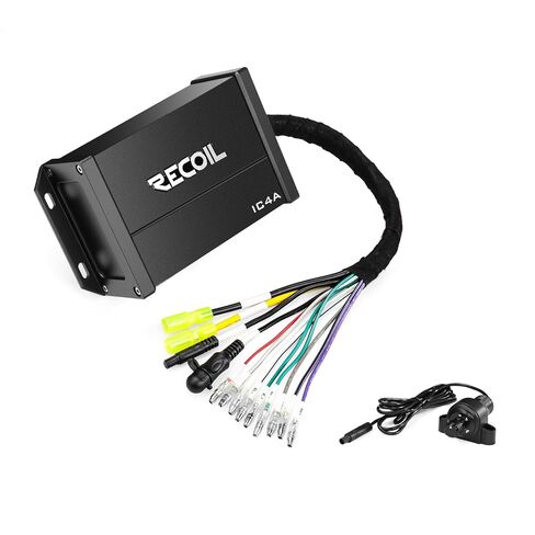RECOIL IC4A Waterproof Bluetooth 4 Channel Amplifier 260W RMS, IPX7 with AUX Input and Handlebar Remote, for Boat UTV Jeep Golf Motorcycle Hidden Installation in Saudi Arabia