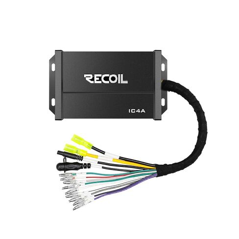 RECOIL IC4A Waterproof Bluetooth 4 Channel Amplifier 260W RMS, IPX7 with AUX Input and Handlebar Remote, for Boat UTV Jeep Golf Motorcycle Hidden Installation in Saudi Arabia