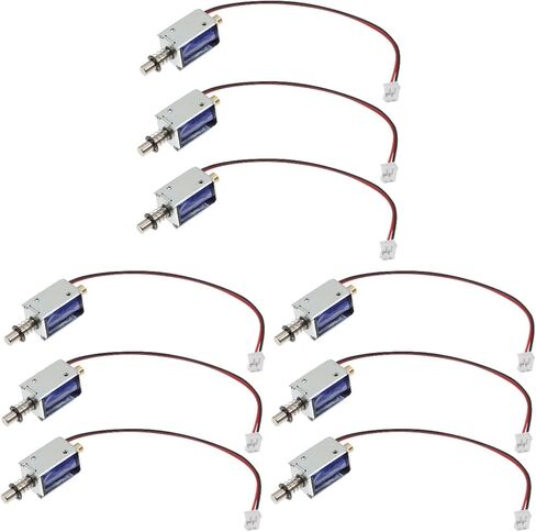 TEHAUX Mini دفع سحب الملف اللولبي الكهربائي 12 فولت المحرك الخطي ذو الإطار المفتوح لآلات البيع والتطبيقات الميكانيكية in Saudi Arabia
