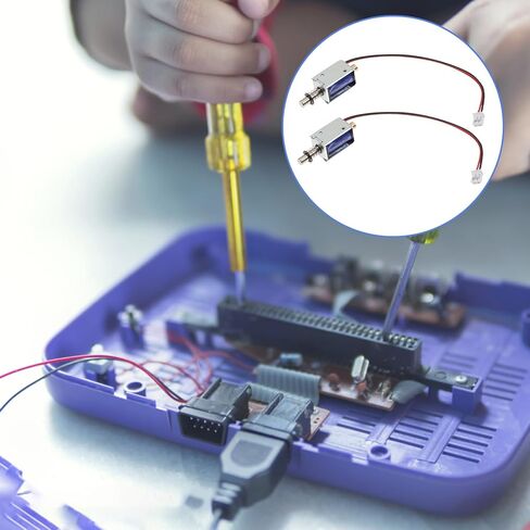 TEHAUX Mini دفع سحب الملف اللولبي الكهربائي 12 فولت المحرك الخطي ذو الإطار المفتوح لآلات البيع والتطبيقات الميكانيكية in Saudi Arabia