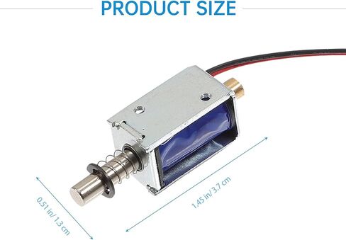 TEHAUX Mini دفع سحب الملف اللولبي الكهربائي 12 فولت المحرك الخطي ذو الإطار المفتوح لآلات البيع والتطبيقات الميكانيكية in Saudi Arabia