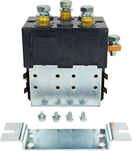 DC182 12V 200A Forward Reversing Contactor Solenoid Compatible with Albright Monoblock Motor SPDT Compact M8 w/Integrated Bracket for Electric Vehicle Industrial Forklift Truck Airport Tractor in Saudi Arabia