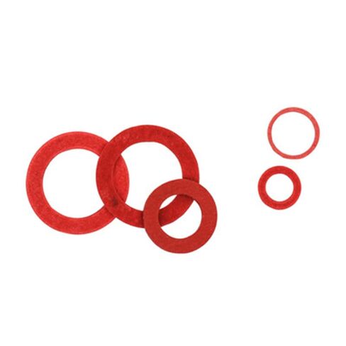 غسالات Qinlu-150/600 قطعة من ألياف الورق الفولاذية الحمراء المسطحة، مجموعة غسالة عازلة، حشية صامولة، مجموعة متنوعة من الختم الحلقي المسطح، لإصلاح المصانع (150 قطعة) in Kuwait