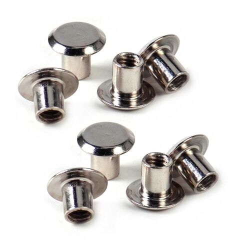 Qinlu-غسالات 100x عالية الجودة صلبة برغي مسمار مسمار المسامير الجلدية الحرفية حزام حقيبة المحفظة ألبوم الصور، لإصلاح المصانع in Kuwait