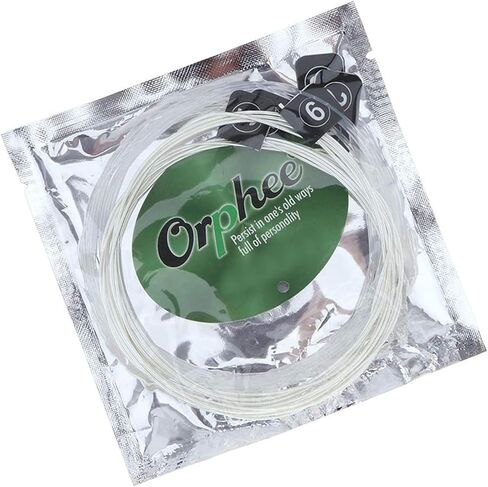 2 Sets NX35NX36 Clear Nylon Silver Plated Classical Guitar Strings Normal Hard Tention 028-043 028-045 in Saudi Arabia