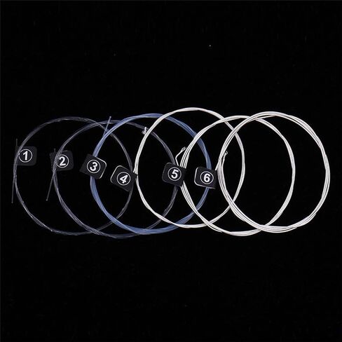 2 Sets NX35NX36 Clear Nylon Silver Plated Classical Guitar Strings Normal Hard Tention 028-043 028-045 in Saudi Arabia