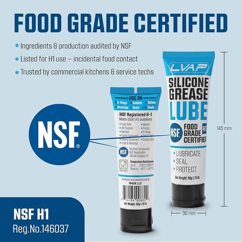 Multi-Purpose Silicone Grease: NSF Food Grade Safe, Waterproof Dielectric Grease, & Premium Silicone Lube for Potable Water & Electrical Systems in Kuwait