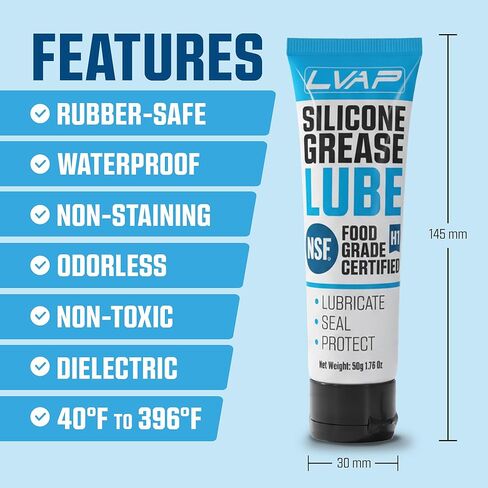 Multi-Purpose Silicone Grease: NSF Food Grade Safe, Waterproof Dielectric Grease, & Premium Silicone Lube for Potable Water & Electrical Systems in Kuwait
