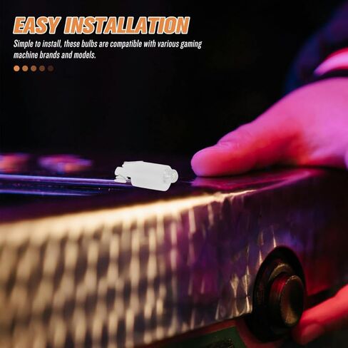 20pcs 12V LED White Light Bulbs for Gaming Machine Buttons Microswitch Mini LED Lights for DIY Projects for Arcade Machine Parts and Dollhouse Lighting in Kuwait