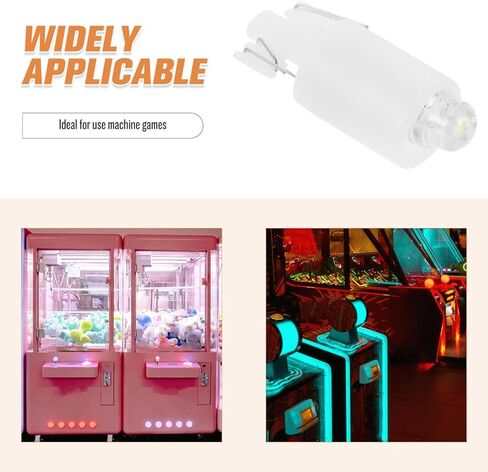 20pcs 12V LED White Light Bulbs for Gaming Machine Buttons Microswitch Mini LED Lights for DIY Projects for Arcade Machine Parts and Dollhouse Lighting in Kuwait