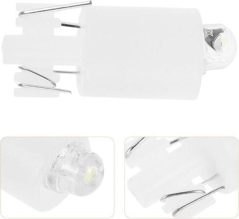 20pcs 12V LED White Light Bulbs for Gaming Machine Buttons Microswitch Mini LED Lights for DIY Projects for Arcade Machine Parts and Dollhouse Lighting in Kuwait