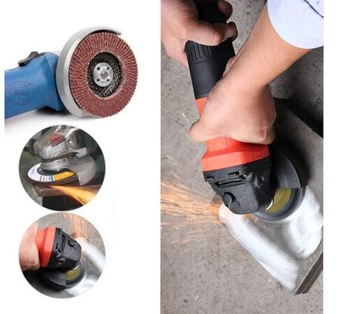 أقراص رفرف 120 قطعة 4.5 بوصة - 90 قطعة 40 حبيبة، 10 قطع 60 حبيبة، 10 قطع 80 حبيبة، 10 أقراص طحن 120 حبيبة 4 1/2 عجلات طحن متنوعة، مواد كاشطة من أكسيد الألومنيوم، قرص مطحنة in Kuwait