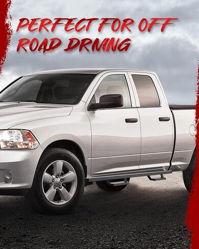 KYX 6 inches Running Boards for 2009-2018 Ram 1500/2010-2025 Ram 2500 3500 Crew Cab & 2019-2024 1500 Classic Side Steps Nerf Bars Truck Step Rails in Kuwait
