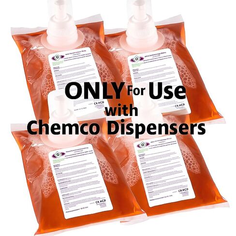 Chemco Pure Foaming Hand Soap (Case of 4-1000 mL Pouches) in Saudi Arabia