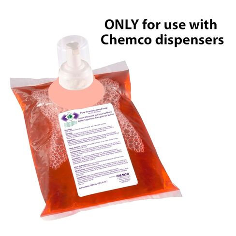 Chemco Pure Foaming Hand Soap (Case of 4-1000 mL Pouches) in Saudi Arabia