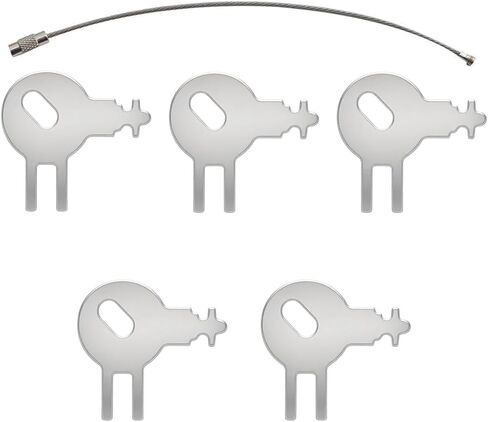 5PCS Paper Towel and Soap Dispenser Replacement Keys Compatible with Tork Models 70WM1 83TR 87T and Select Von Drehle Palmer and Cintas Dispensers in Kuwait