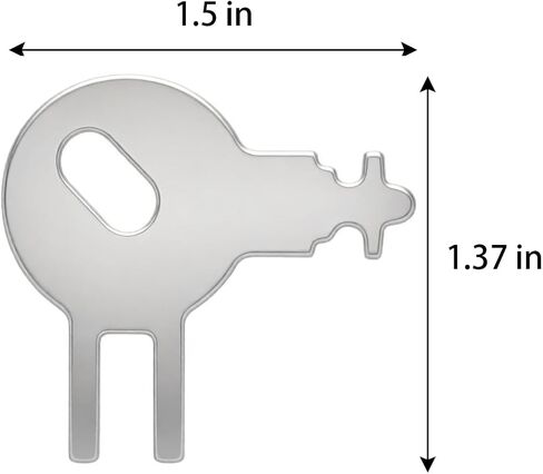 5PCS Paper Towel and Soap Dispenser Replacement Keys Compatible with Tork Models 70WM1 83TR 87T and Select Von Drehle Palmer and Cintas Dispensers in Kuwait