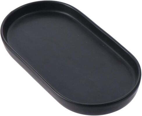 قطعة واحدة من صينية توزيع الصابون الدائرية باللون الأسود غير اللامع من السيراميك، زجاجة لوشن متعددة الأغراض، زجاجة توزيع مطهر لليدين، صينية كوب لغسول الفم لحوض المطبخ، الحمام in Kuwait