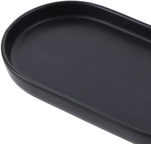 قطعة واحدة من صينية توزيع الصابون الدائرية باللون الأسود غير اللامع من السيراميك، زجاجة لوشن متعددة الأغراض، زجاجة توزيع مطهر لليدين، صينية كوب لغسول الفم لحوض المطبخ، الحمام in Kuwait