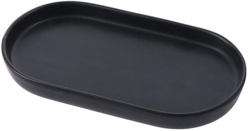 قطعة واحدة من صينية توزيع الصابون الدائرية باللون الأسود غير اللامع من السيراميك، زجاجة لوشن متعددة الأغراض، زجاجة توزيع مطهر لليدين، صينية كوب لغسول الفم لحوض المطبخ، الحمام in Kuwait