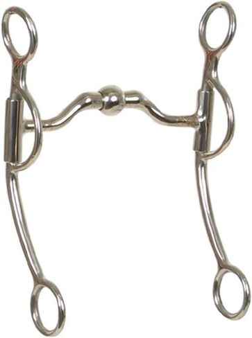 Schneiders Robart Pinchless Spinner Ball Port Horse Snaffle | Ideal for Equestrian Training | Promotes Horse Relaxation | Independent Side Action | Eliminates Pinching | Enhances Sensitivity in Saudi Arabia