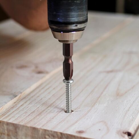 #8 x 3/4 Inch Pan Head Wood Screws, Phillips Drive, Stainless Steel 304 (18-8),Self Tapping for Wood, Sheet Metal Screws (120Pcs) in Kuwait