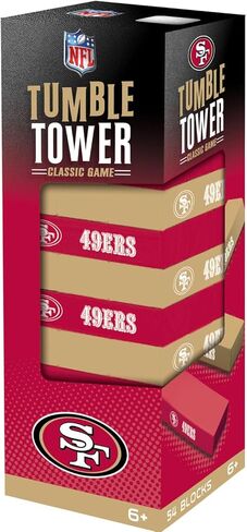 MasterPieces Game Day - NFL Buffalo Bills - Officially Licensed Tumble Tower, Real Wood Blocks in Saudi Arabia