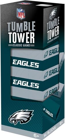 MasterPieces Game Day - NFL Buffalo Bills - Officially Licensed Tumble Tower, Real Wood Blocks in Saudi Arabia