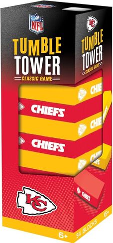 MasterPieces Game Day - NFL Buffalo Bills - Officially Licensed Tumble Tower, Real Wood Blocks in Saudi Arabia