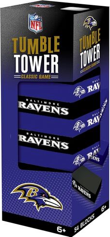 MasterPieces Game Day - NFL Buffalo Bills - Officially Licensed Tumble Tower, Real Wood Blocks in Saudi Arabia
