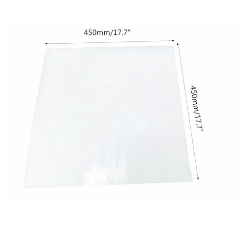White Thin Silicone Rubber Sheet, 20 Shore A, Heat Resistant 0.062" Thick, 17.7" x17.7" in Saudi Arabia