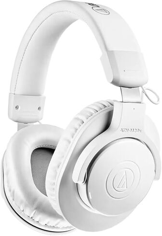 Audio-Technica ATH-M20x Closed-Back Over-Ear Professional Monitor Headphones, White, 5-Pack in Saudi Arabia