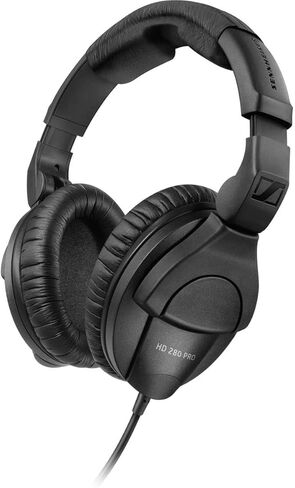 Sennheiser HD 280 Pro Circumaural Closed-Back Monitor Headphones, Bundle with Desktop Stand, Black in Saudi Arabia