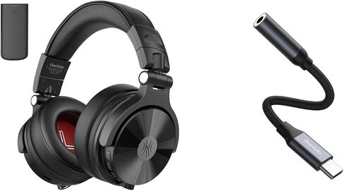سماعة رأس OneOdio Studio Max 1 اللاسلكية DJ ومحول USB-C إلى 3.5 ملم in Kuwait