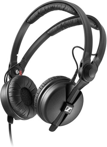 Sennheiser HD 25 Closed-Back On-Ear Monitor Headphones, Bundle with Turnstile Audio Desktop Stand, Black in Saudi Arabia