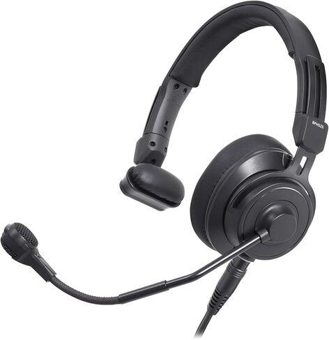 Audio-Technica BPHS2Sa-XF4 Bundle: Single-Ear Dynamic Broadcast Headset with 4-Pin XLRF, RPAK Charcoal Backpack with Padded Laptop Pocket, 2 Items in Saudi Arabia