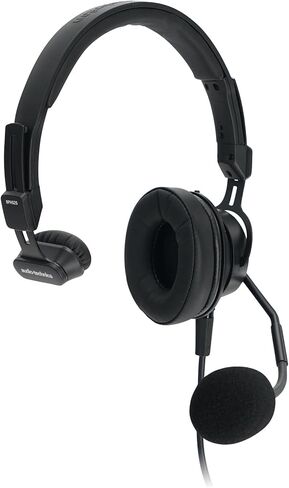 Audio-Technica BPHS2Sa-XF4 Bundle: Single-Ear Dynamic Broadcast Headset with 4-Pin XLRF, RPAK Charcoal Backpack with Padded Laptop Pocket, 2 Items in Saudi Arabia