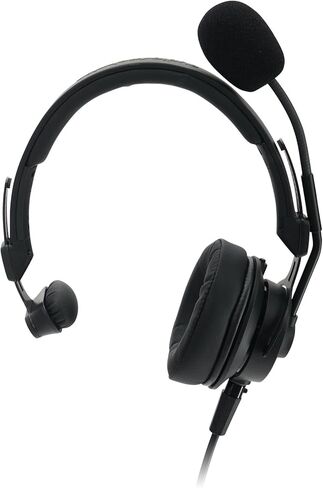 Audio-Technica BPHS2Sa-XF4 Bundle: Single-Ear Dynamic Broadcast Headset with 4-Pin XLRF, RPAK Charcoal Backpack with Padded Laptop Pocket, 2 Items in Saudi Arabia