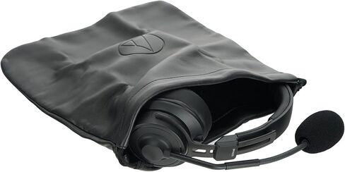 Audio-Technica BPHS2Sa-XF4 Bundle: Single-Ear Dynamic Broadcast Headset with 4-Pin XLRF, RPAK Charcoal Backpack with Padded Laptop Pocket, 2 Items in Saudi Arabia