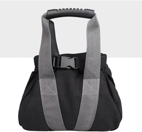 Adjustable Canvas Sandbag for Fitness Home Training, 0-35 lbs Weighted Workout Bag with Ergonomic Handle, Compatible with Yoga Strength Exercise in Saudi Arabia