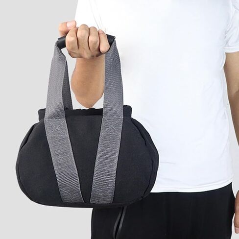 Adjustable Canvas Sandbag for Fitness Home Training, 0-35 lbs Weighted Workout Bag with Ergonomic Handle, Compatible with Yoga Strength Exercise in Saudi Arabia