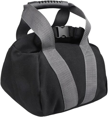 Fitness sandbag Weight Bag, for Strength Training, Yoga and Exercise, Weight Squat Bag, Black, 9.84 x 9.84 x 6.69 inches in Kuwait