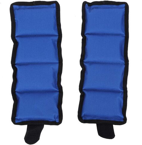 Ymiko 2Pcs Ankle Wrist Weight Straps for Gym Fitness Yoga Running, Strength Training Sand Bags Equipment (1KG) in Saudi Arabia