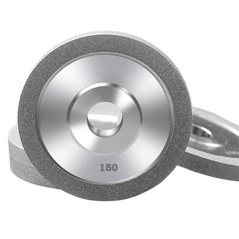 Diamond Grinding Flap Wheel, Grinder Circle Sharpener Disc Ceramic Tungsten Steel CBN Milling Cutter Carving 1pcs(78x10x10x10 P150) in Kuwait