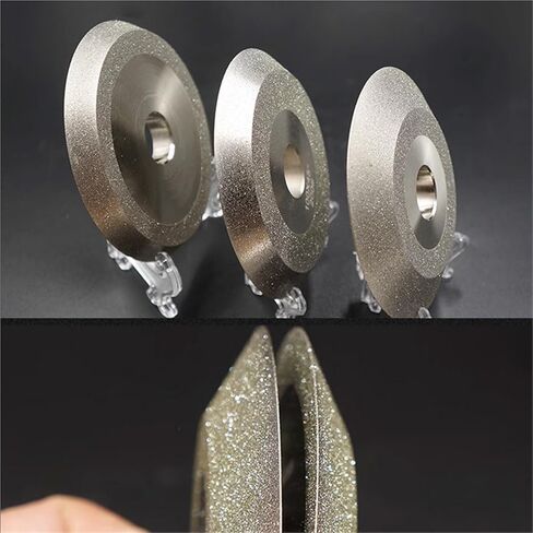 Diamond Single Bevel Grinding Wheel, 30 45 60 Degrees Abrasive Disc for Alloy Tungsten Steel CBN Ceramic Milling Cutter 1pc(150x32x10-V45,100) in Saudi Arabia