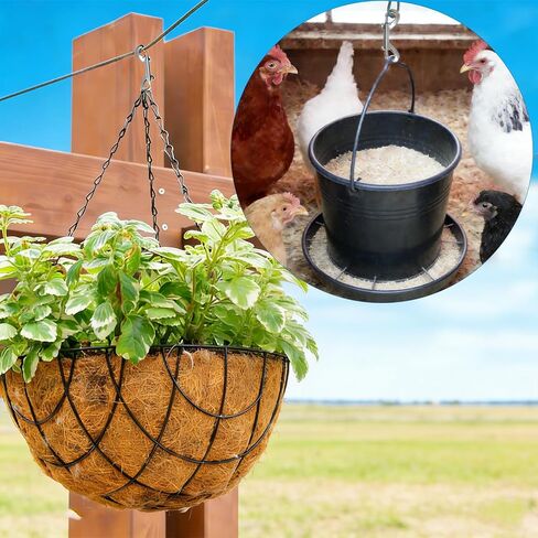 30 قطعة خطافات مزدوجة الأطراف مقاس 3.5 بوصة، مشابك زناد شديدة التحمل من سبائك الزنك بسعة 110 رطل لمقود الكلاب وسلسلة المفاتيح ودلو الحصان والأرجوحة والاستخدام الخارجي in Kuwait